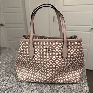 Kate Spade Beige and Brown Patterned Tote